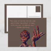 citaat van james baldwin briefkaart (Voorkant / Achterkant)