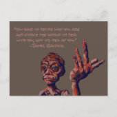 citaat van james baldwin briefkaart (Voorkant)