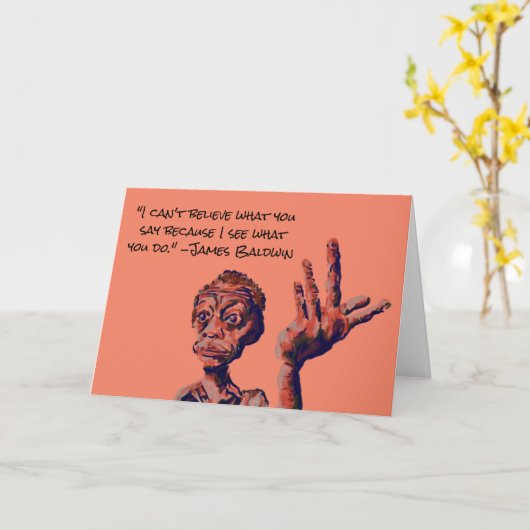 citaat van james baldwin kaart (Gele Bloem)
