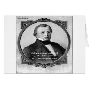 Citaat van Johann Fichte "Misbegreep"