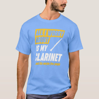 Citaat van klarinettist grappig t-shirt