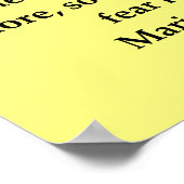 citaat van madam marie curie poster (Hoek)