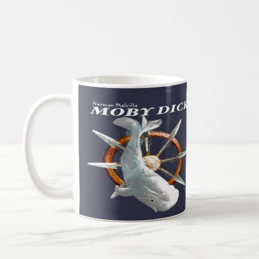citaat van Moby Dick Koffiemok (Links)