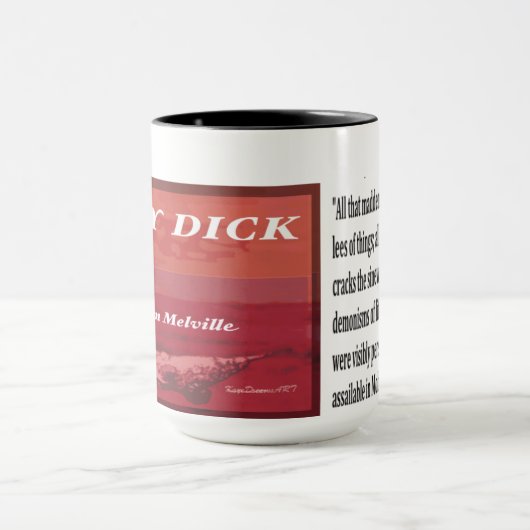 citaat van Moby Dick Mok (Midden)