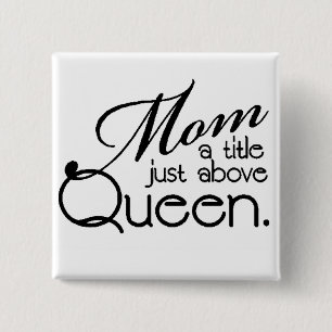 CITAAT VAN MOM VIERKANTE BUTTON 5,1 CM