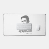 Citaat van Nikola Tesla Bureaumat (Keyboard & Muis)