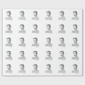 Citaat van Nikola Tesla Cadeaupapier (Vlak)