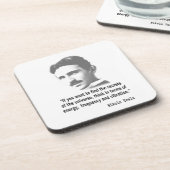Citaat van Nikola Tesla Drankjes Onderzetter (Linkerzijde)