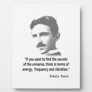 Citaat van Nikola Tesla Fotoplaat