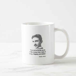 Citaat van Nikola Tesla Koffiemok