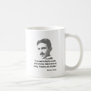Citaat van Nikola Tesla Koffiemok