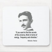 Citaat van Nikola Tesla Muismat (Voorkant)