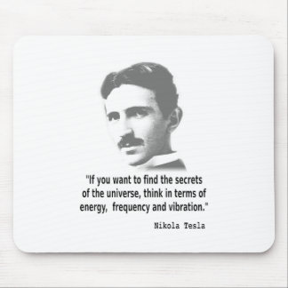 Citaat van Nikola Tesla Muismat