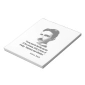 Citaat van Nikola Tesla Notitieblok (Linkerzijde)