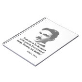 Citaat van Nikola Tesla Notitieboek (Linkerzijde)