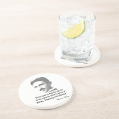 Citaat van Nikola Tesla Zandsteen Onderzetter (Zijkant)