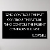 citaat van Orwell Poster (Voorkant)