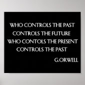 citaat van Orwell Poster (Voorkant)