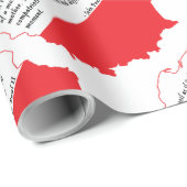 citaat van paus Johannes Paulus II Cadeaupapier (Rol Hoek)