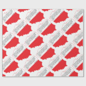 citaat van paus Johannes Paulus II Cadeaupapier (Vlak)