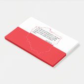 citaat van paus Johannes Paulus II Post-it® Notes (Schuin)