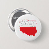 citaat van paus Johannes Paulus II Ronde Button 5,7 Cm (Voorkant /achterkant)