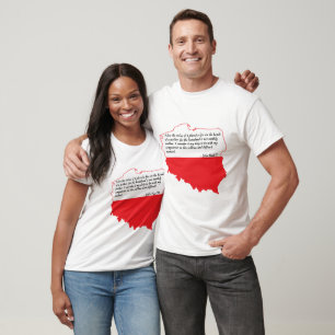 citaat van paus Johannes Paulus II T-shirt