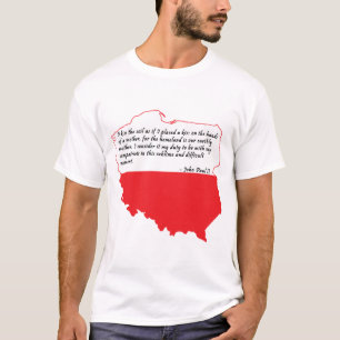 citaat van paus Johannes Paulus II T-shirt