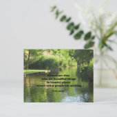 Citaat van Pissarro: Verdwenen zijn zij die zien Briefkaart (Staand voorkant)