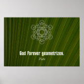 Citaat van Plato Poster (Voorkant)