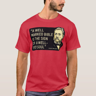 Citaat van theoloog en prediker Charles Spurgeon T-shirt