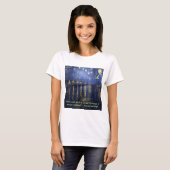 Citaat van Vincent van Gogh over moed T-shirt (Voorkant volledig)