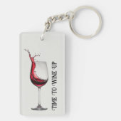 citaat van wijnglas sleutelhanger (achterkant)