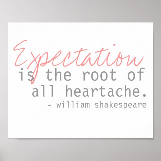citaat van william shakespeare poster (Voorkant)