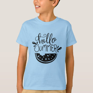 citaat van zomerfruit t-shirt