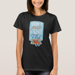 Citaat vliegtuigvliegtuig voor luchtvaartnavigatie t-shirt