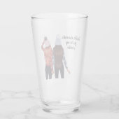 Citaat voor beste vrienden  glas (Achterkant)