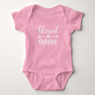 Citaat voor "Blessed Mama Moederdag"   Bodysuit