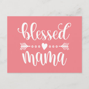 Citaat voor "Blessed Mama Moederdag" BRIEFKAART