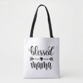 Citaat voor "Blessed Mama Moederdag" | Canvas tas (Voorkant)