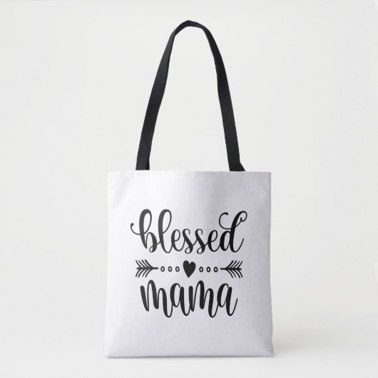 Citaat voor "Blessed Mama Moederdag" | Canvas tas (Voorkant)