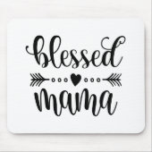 Citaat voor "Blessed Mama Moederdag" | Mousepad Muismat (Voorkant)