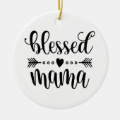 Citaat voor "Blessed Mama Moederdag" | ORNAMENT (Voorkant)