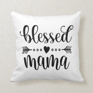 Citaat voor "Blessed Mama Moederdag"   Sierkussen