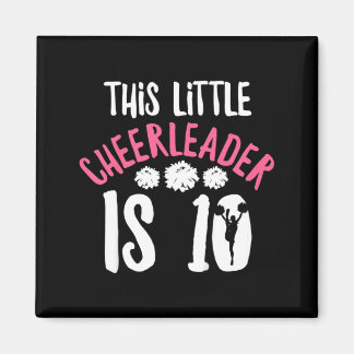 Citaat voor cheerleader-meisje voor 10-jarige chee magneet