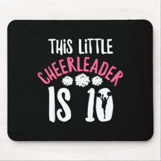 Citaat voor cheerleader-meisje voor 10-jarige chee muismat