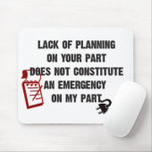 Citaat voor de dag muismat (Met muis)