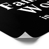 Citaat voor de werkorder van God Poster (Hoek)