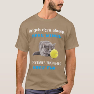 Citaat voor degenen die van katten houden retro t-shirt