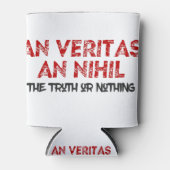 Citaat voor Latijnse waarheid Blikjeskoeler (Voorkant)